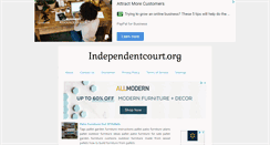 Desktop Screenshot of independentcourt.org