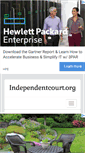Mobile Screenshot of independentcourt.org